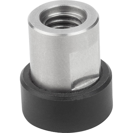 Kipp Clamp Support Adjustable D=M06, H=23, Stainless Steel 1.4305 Bright, Comp:Thermoplastic K1464.11306X23